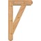 Ekena Millwork Traditional Craftsman Smooth Bracket w/ Offset Brace, Western Red Cedar, 5 1/2"W x 18"D x 30"H BKT0604X18X30TRA04SWR - alternate 3